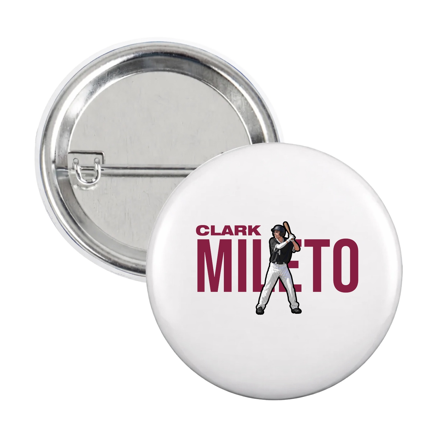 Game Day Button — Player Name in White