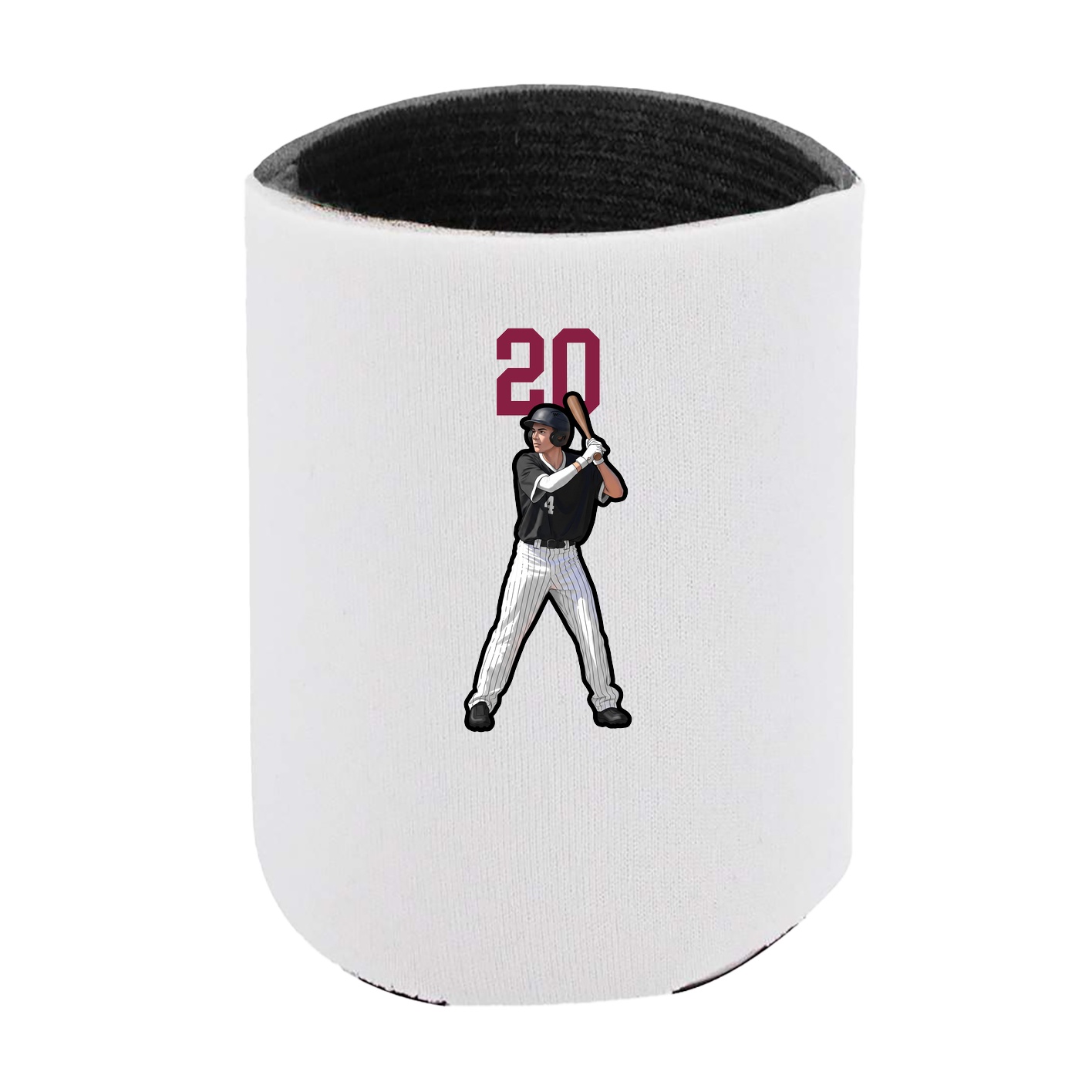 Can Holder — Number Top in White