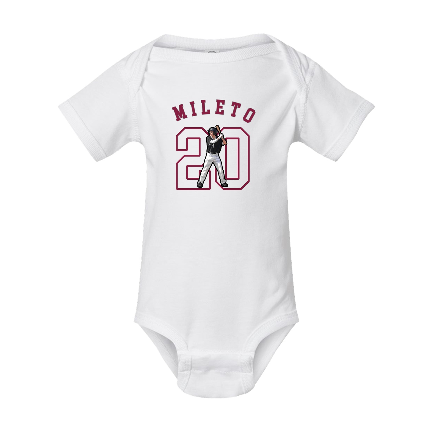 Baby Onesie — Shirsey Arch in White