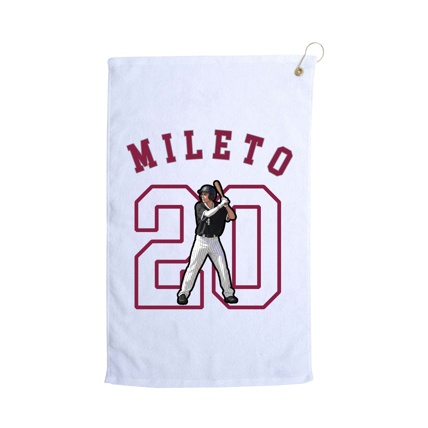 Golf Towel — Shirsey Arch in White