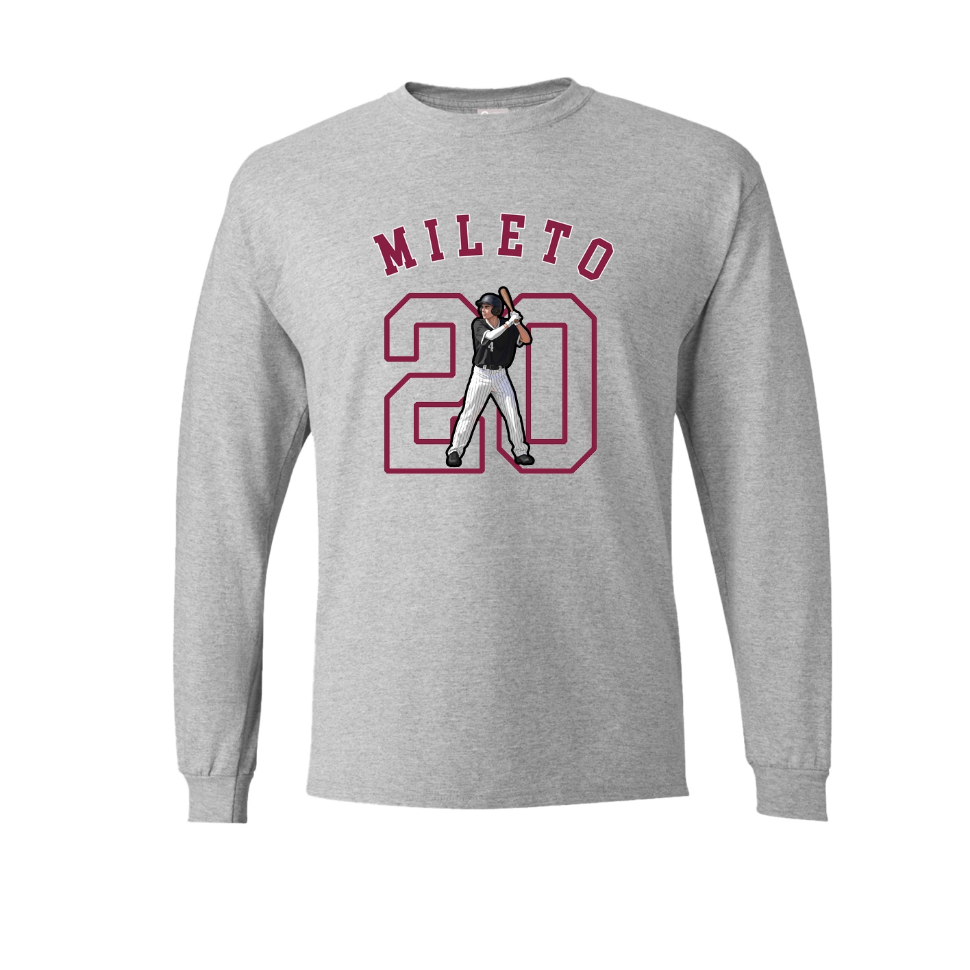 Long Sleeve Tee — Shirsey Arch in Grey