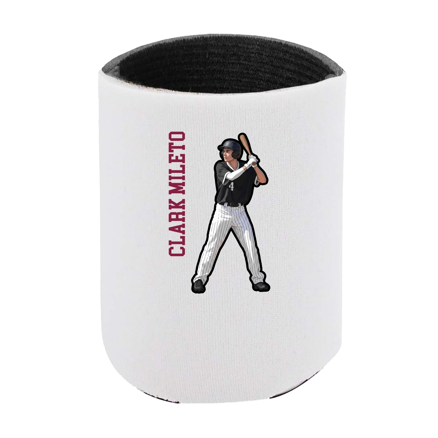 Can Holder — Name Vertical in White