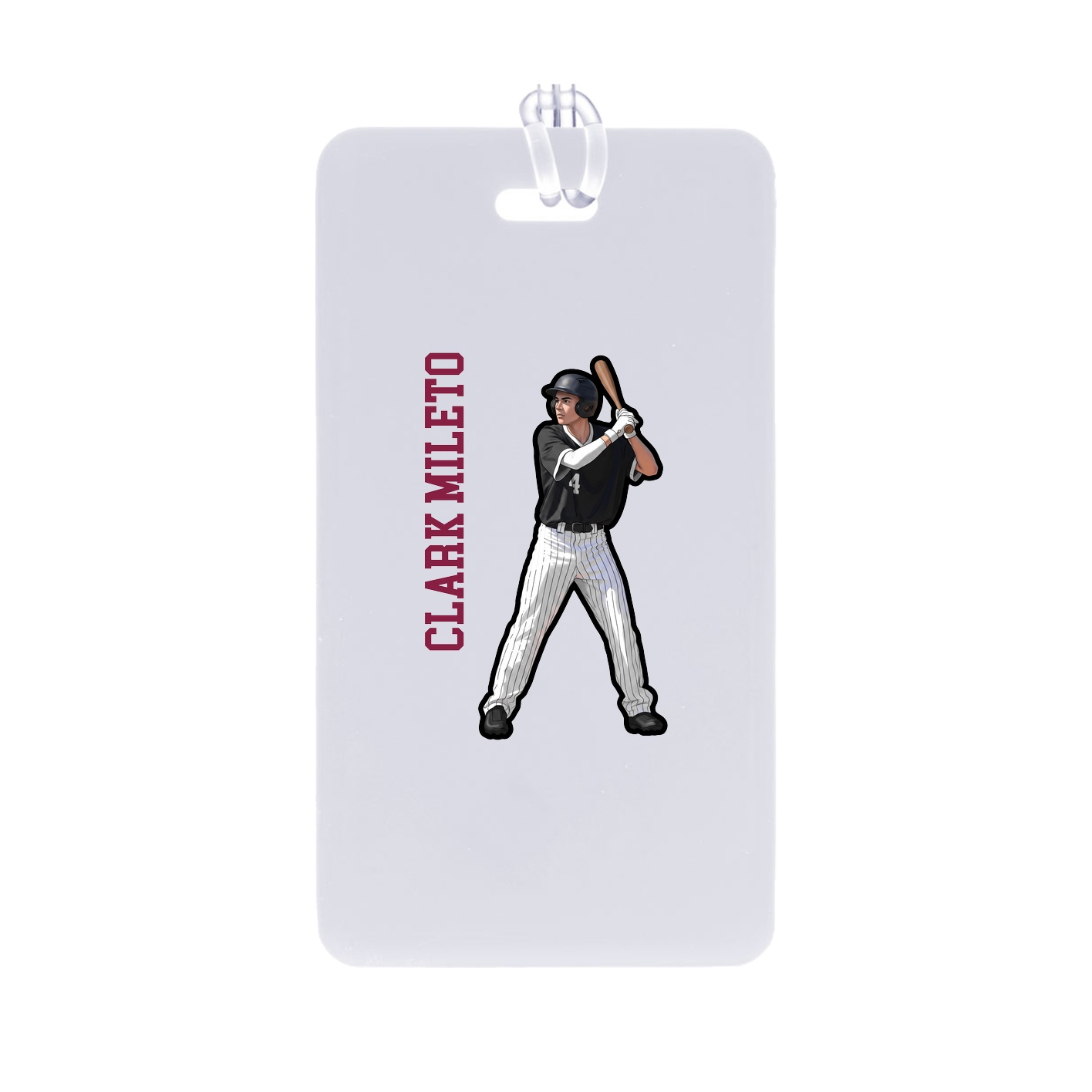 Bag Tag — Name Vertical in Classic