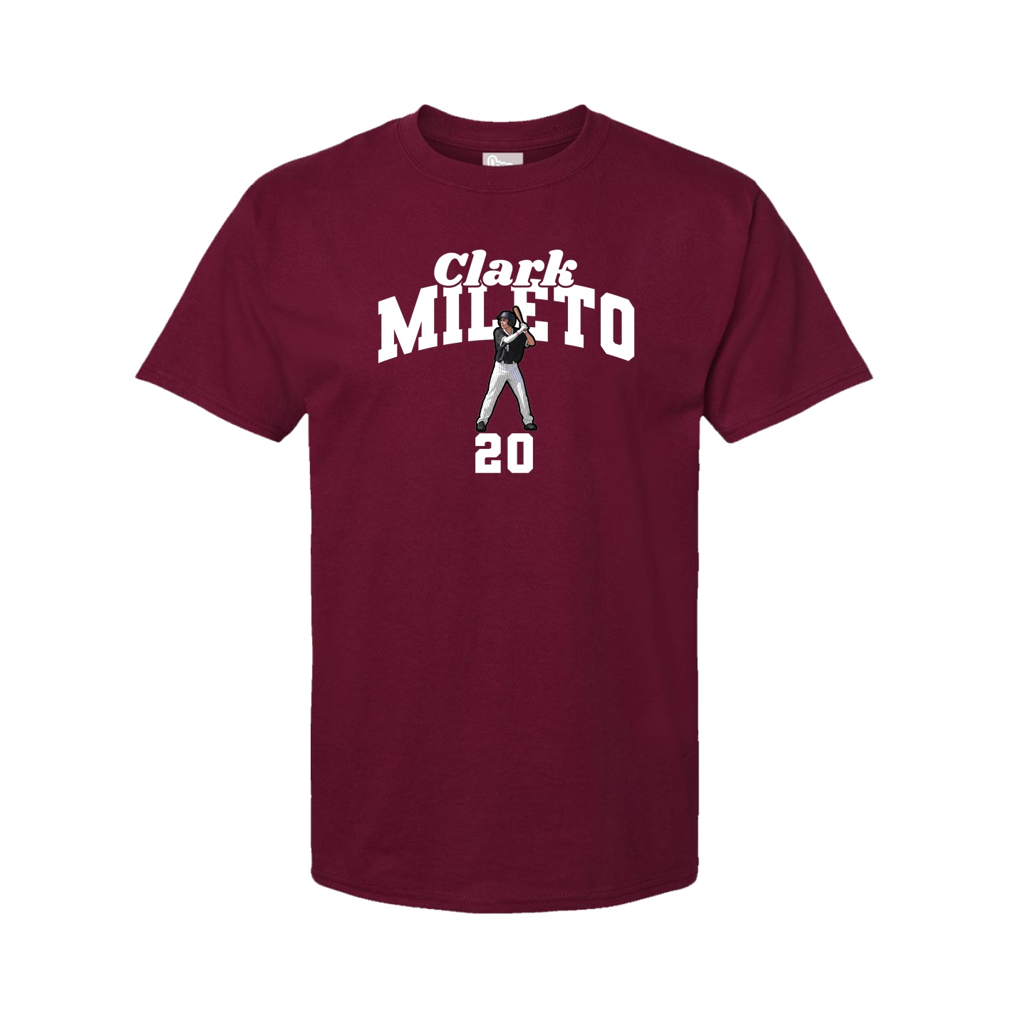 Tee — Signature Arch in Cardinal