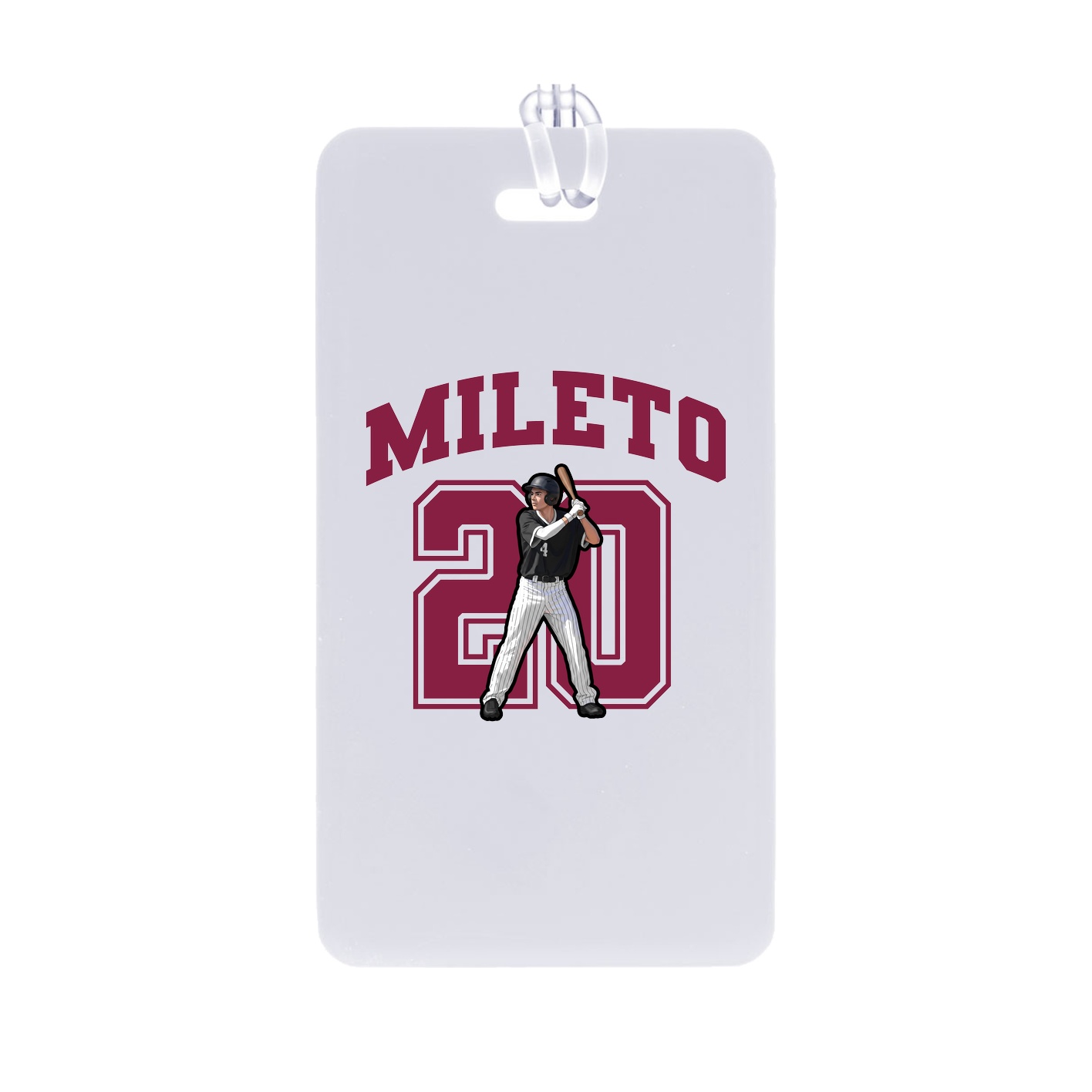 Bag Tag — Number in Classic