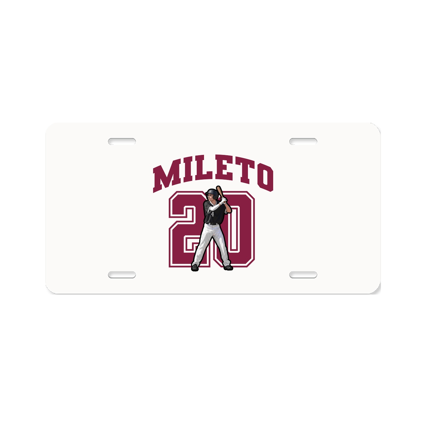 License Plate — Number in Classic
