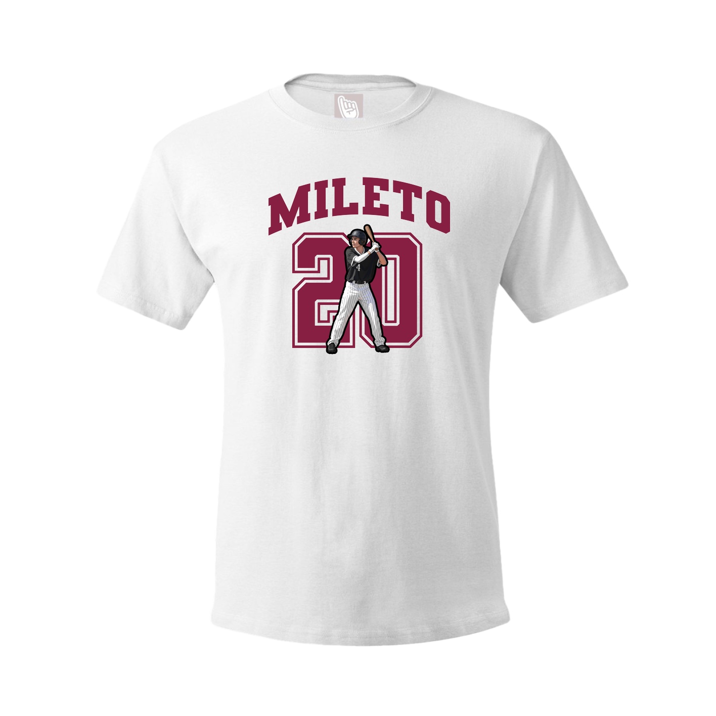 Tee — Number in White