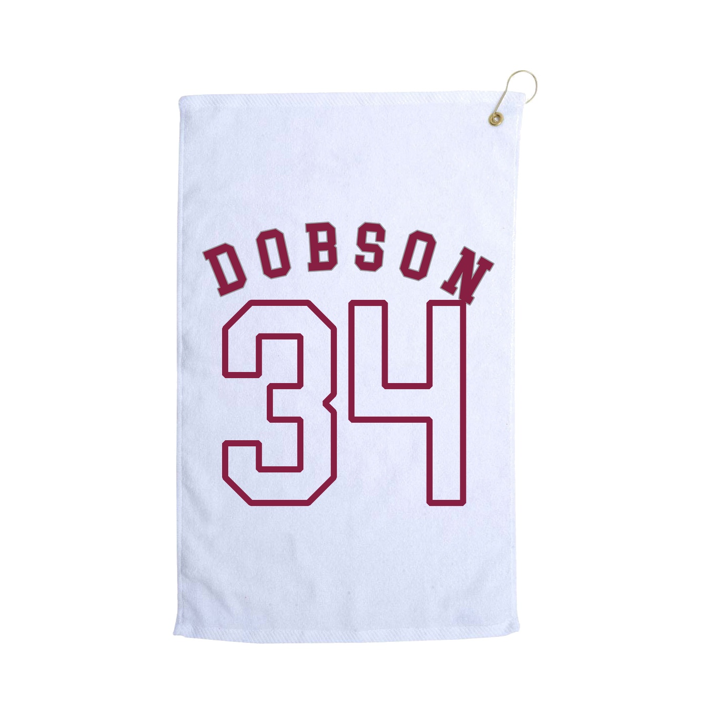 Golf Towel — Shirsey Arch in White