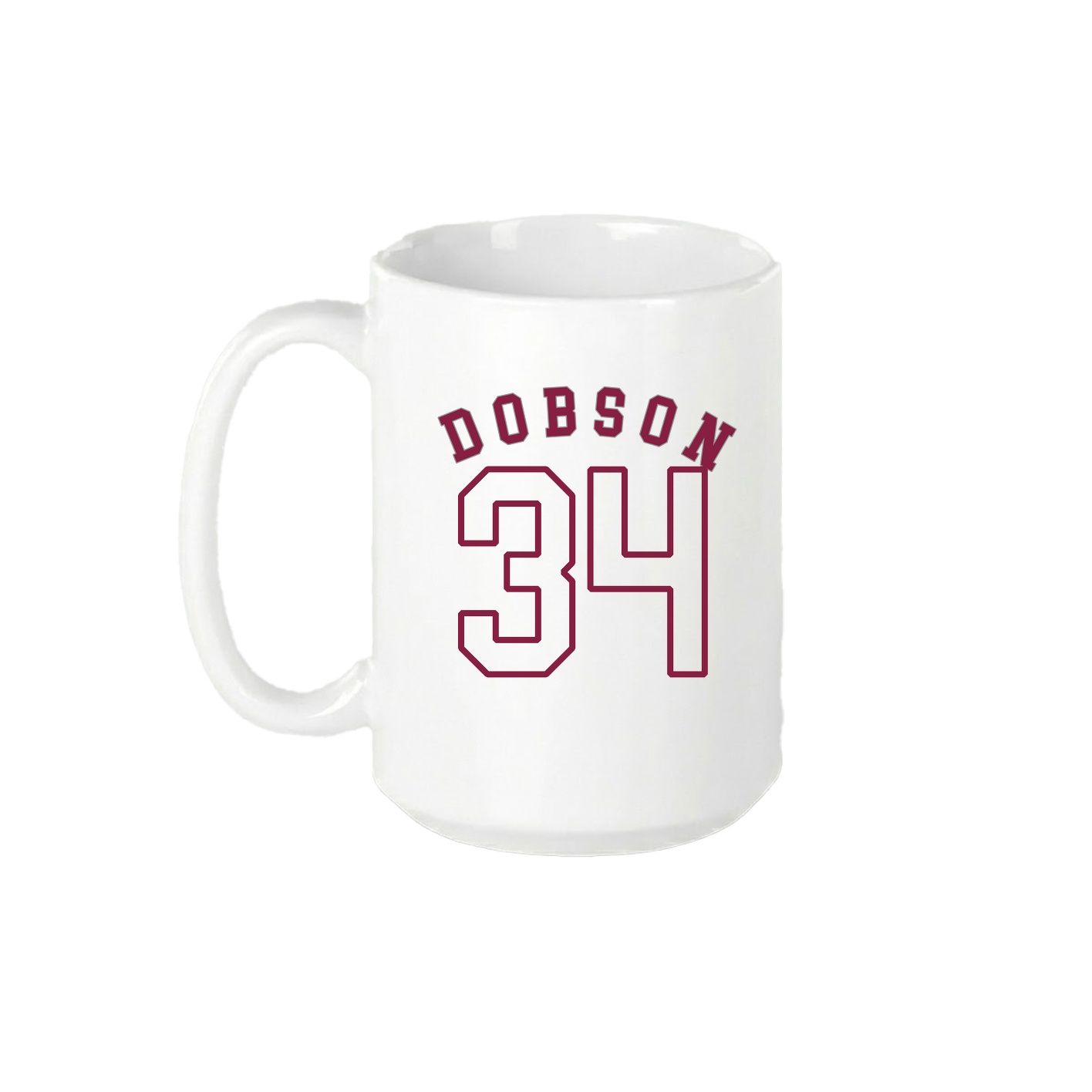 15oz Coffee Mug — Shirsey Arch in White