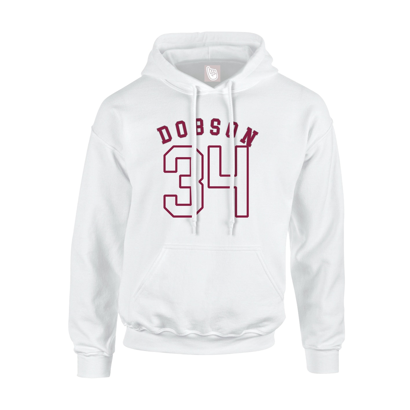 Hoodie — Shirsey Arch in White
