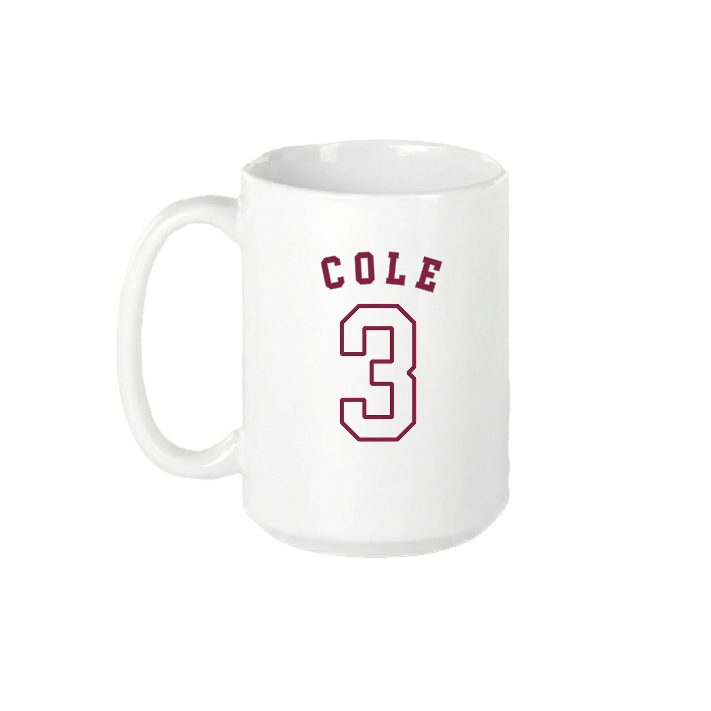 15oz Coffee Mug — Shirsey Arch in White