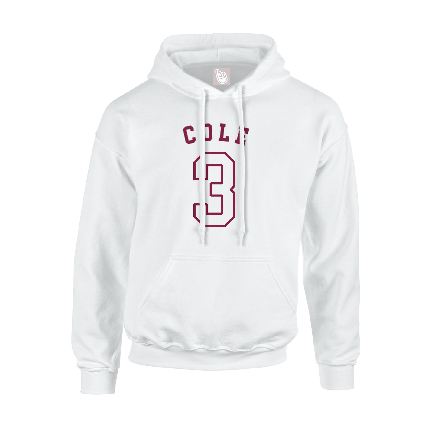 Youth Hoodie — Shirsey Arch in White