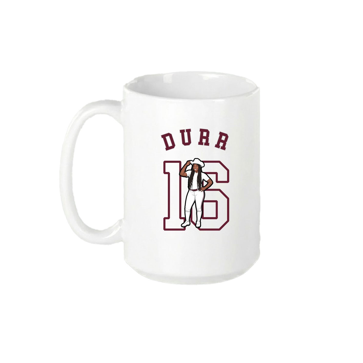 15oz Coffee Mug — Shirsey Arch in White