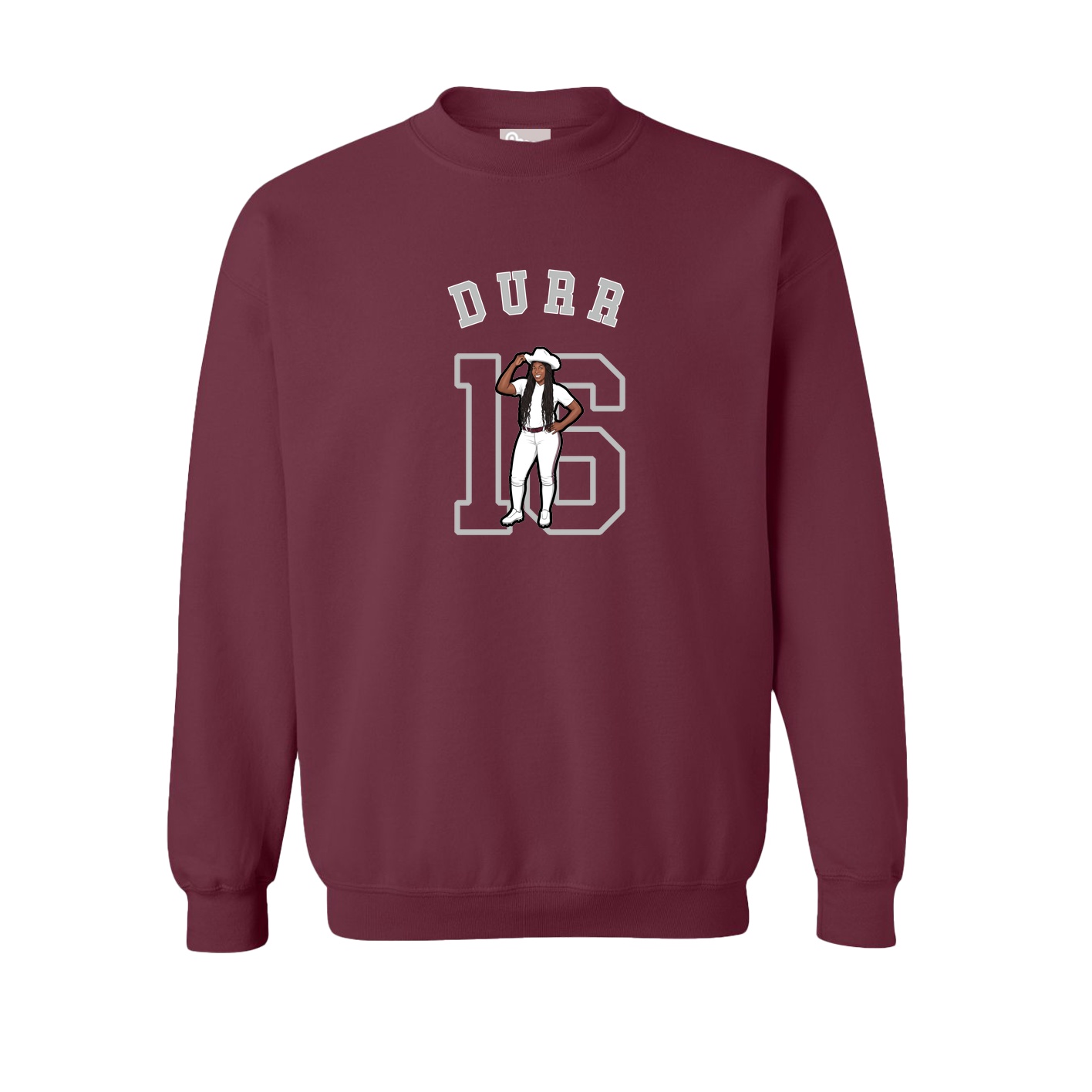 Fleece Crew — Shirsey Arch in Maroon