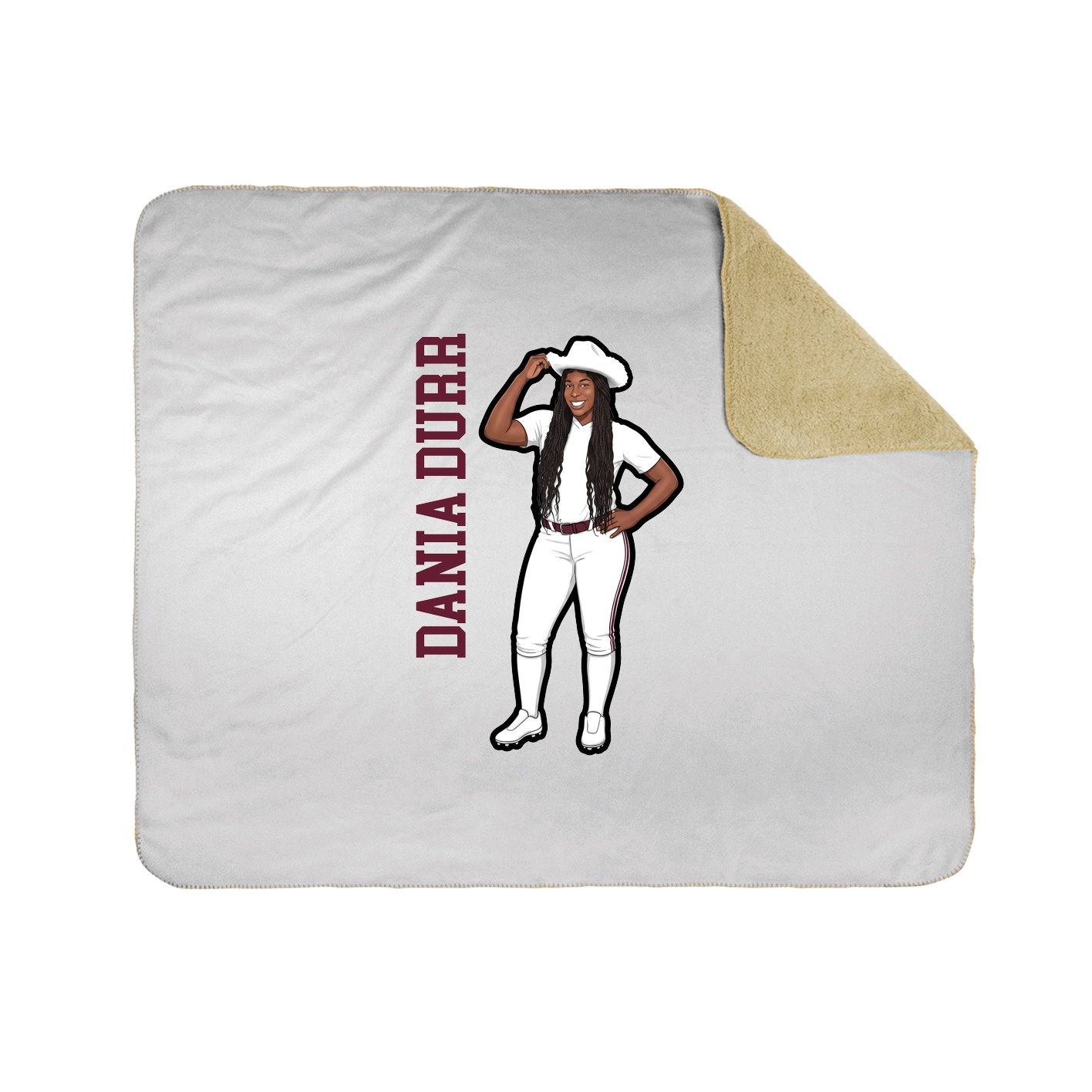 50x60 Sherpa Lined Throw Blanket