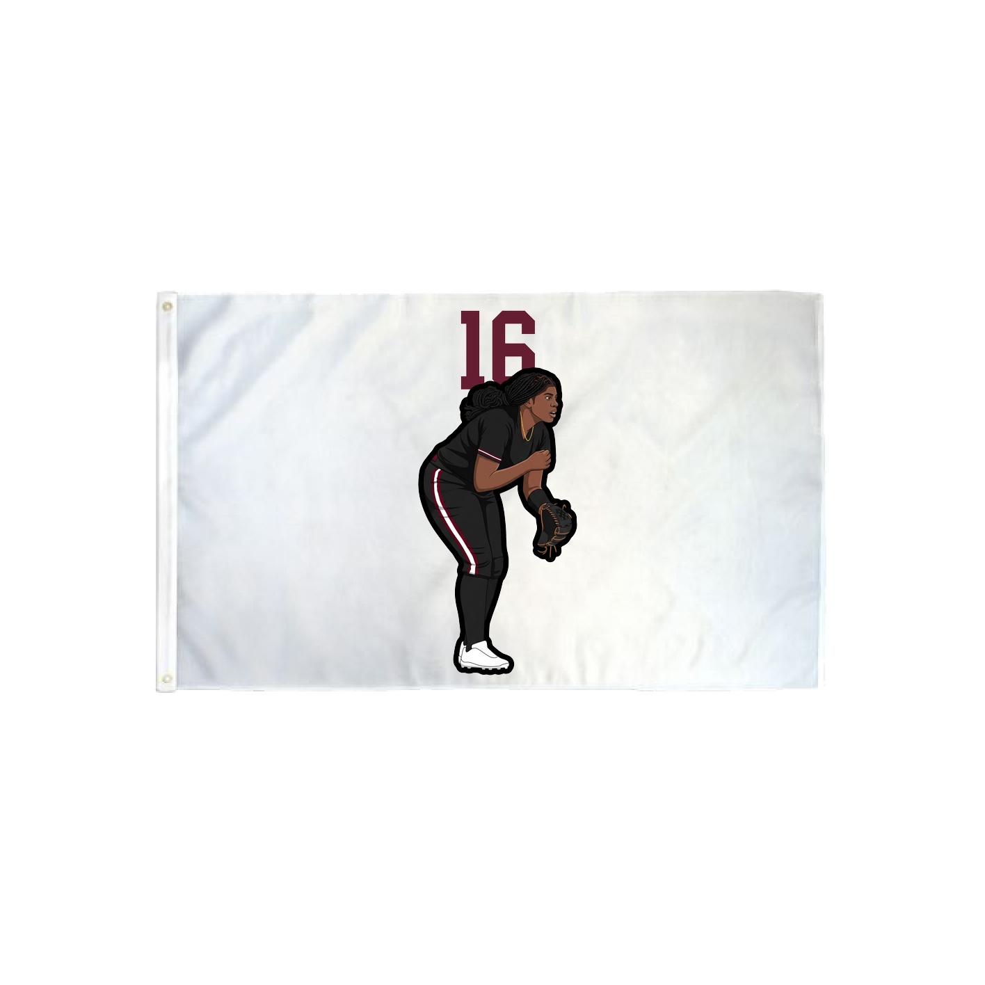 3x5 Flag — Number Top in Classic