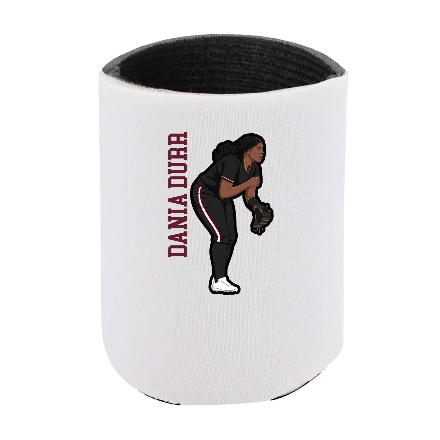 Can Holder — Name Vertical in White