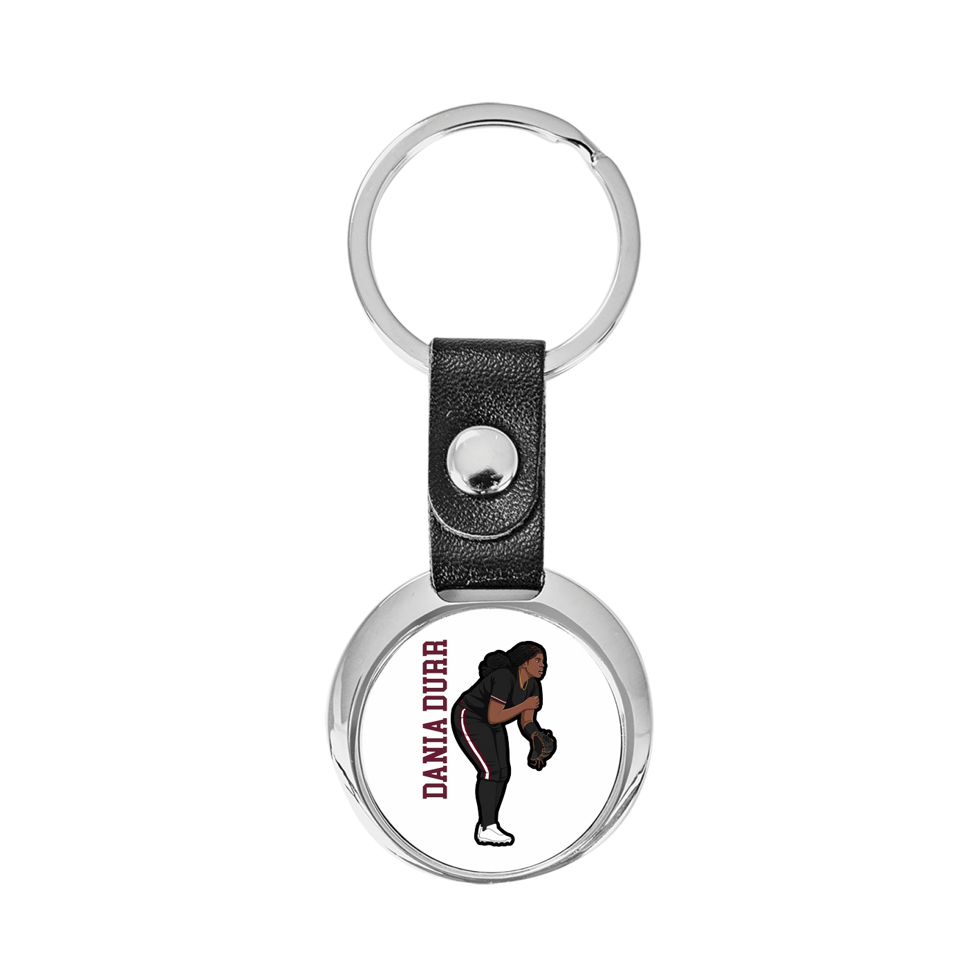 Key Chain — Name Vertical in Classic