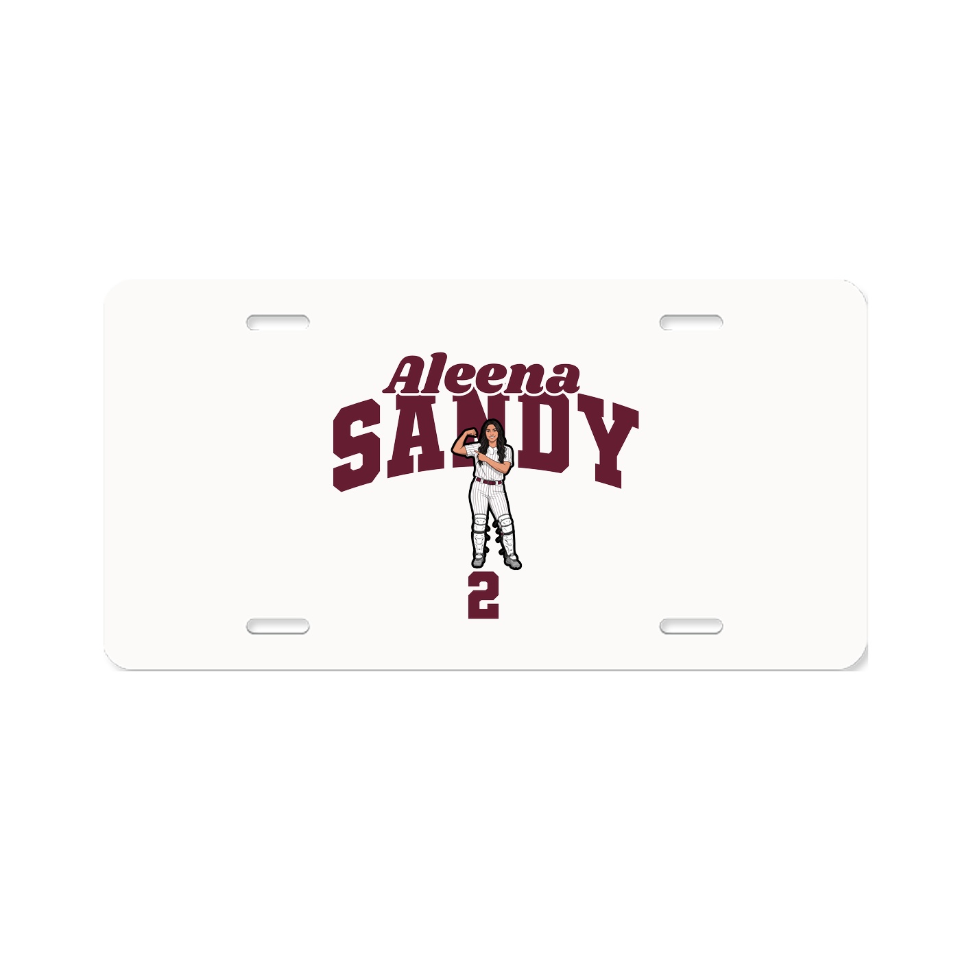 License Plate — Signature Arch in Classic