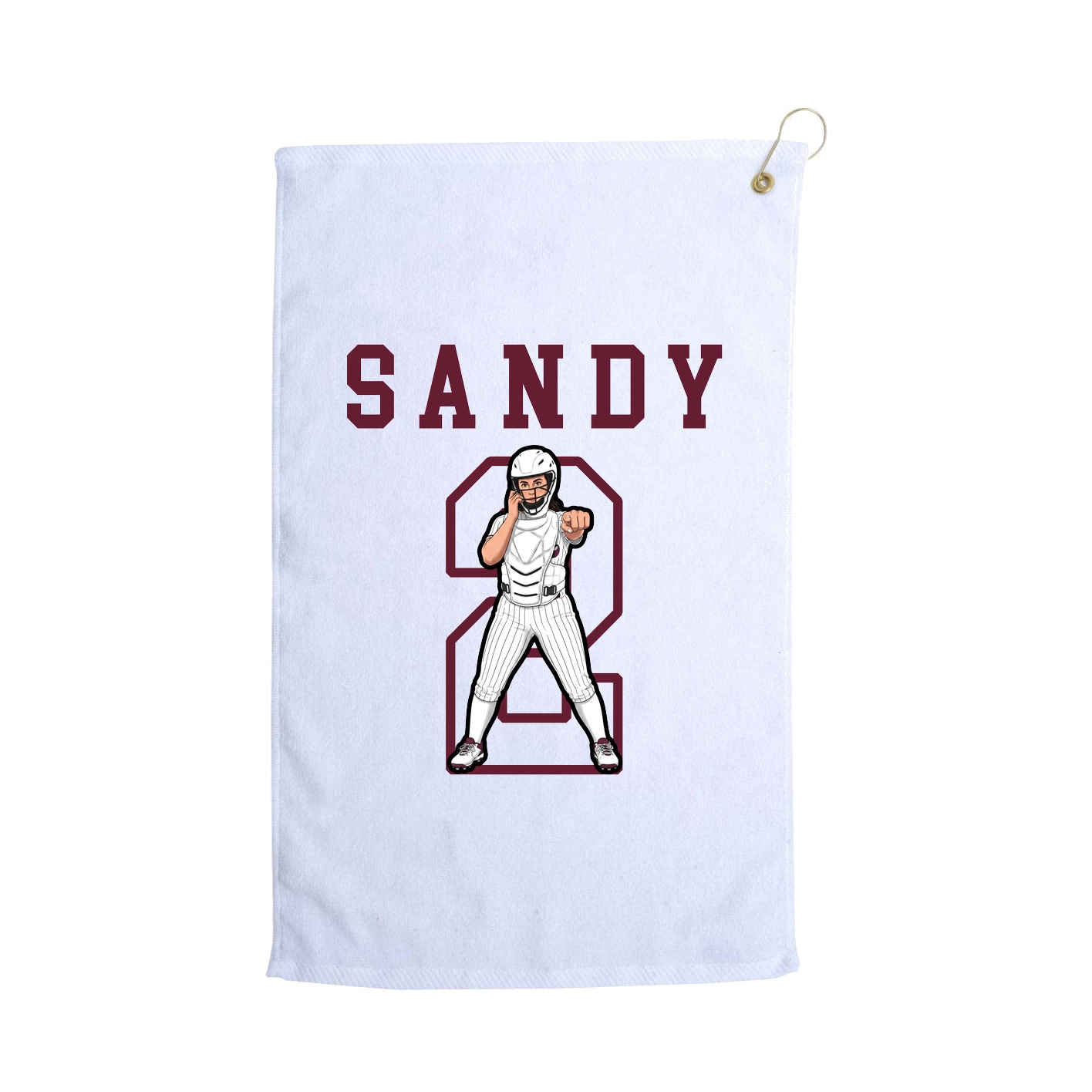 Golf Towel — Shirsey in White