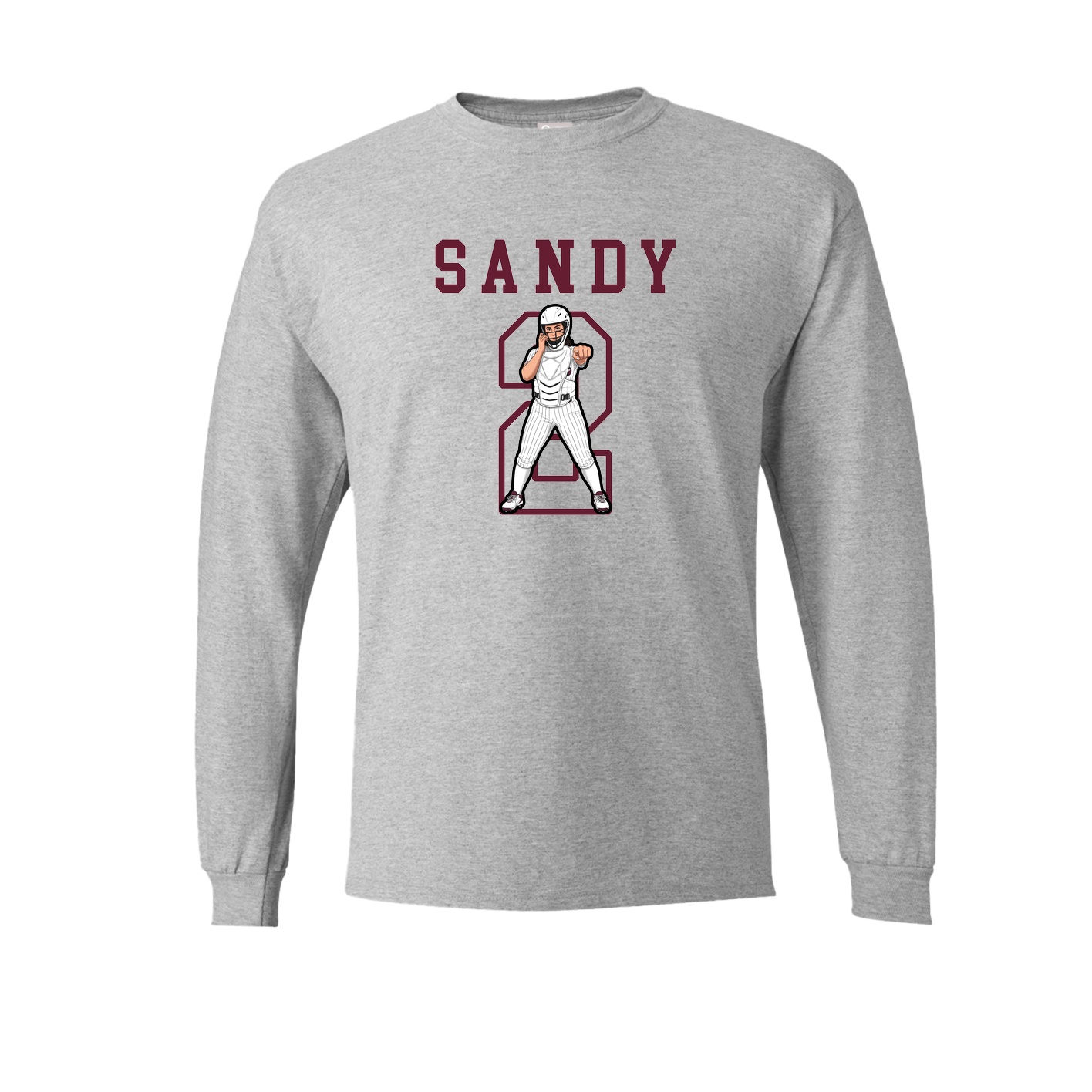 Long Sleeve Tee — Shirsey in Grey