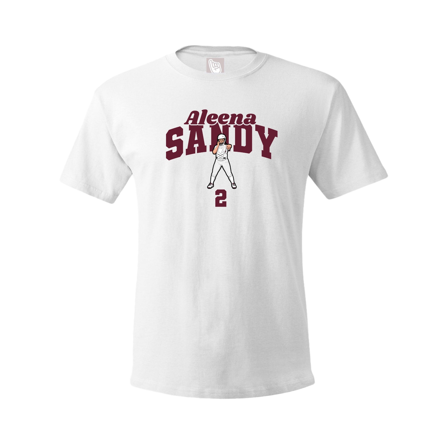 Youth Tee — Signature Arch in White