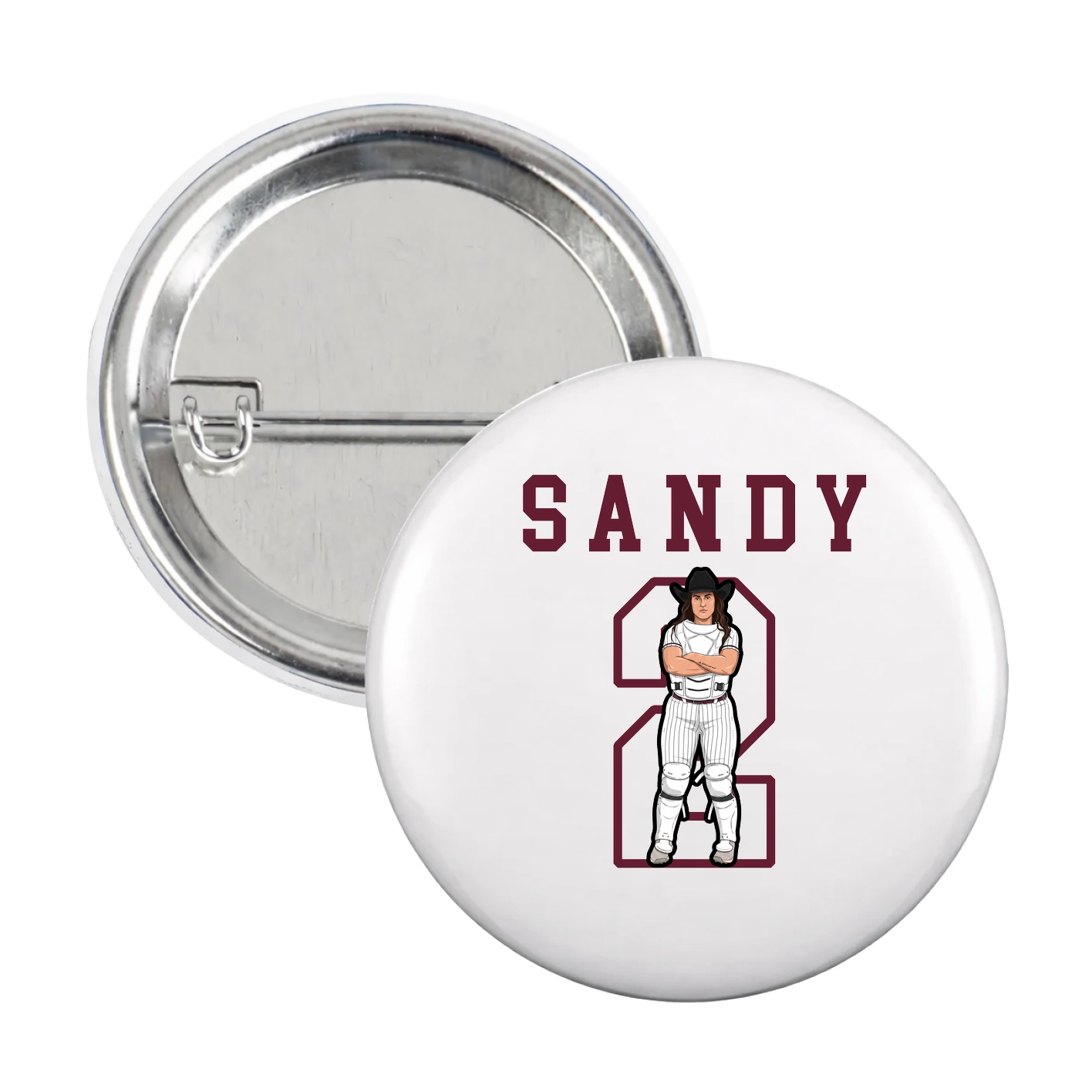 Game Day Button — Shirsey in White