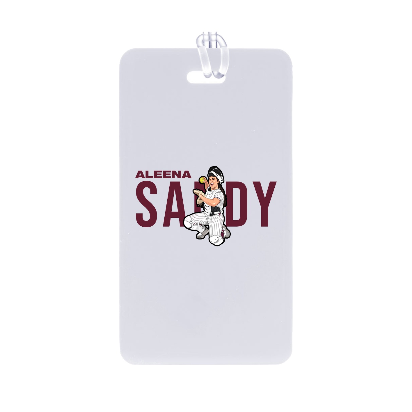 Bag Tag — Player Name in Classic