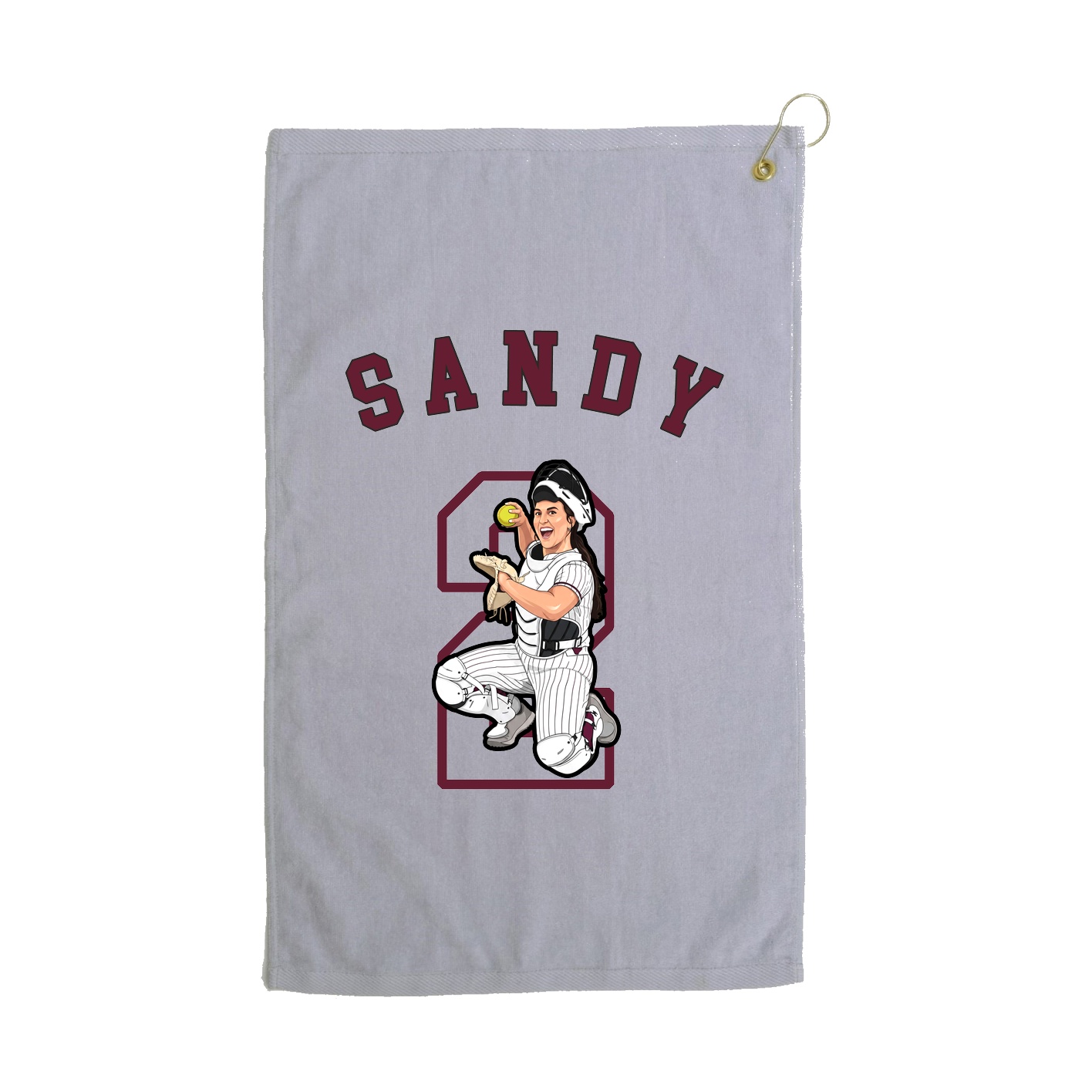 Golf Towel — Shirsey Arch in Grey