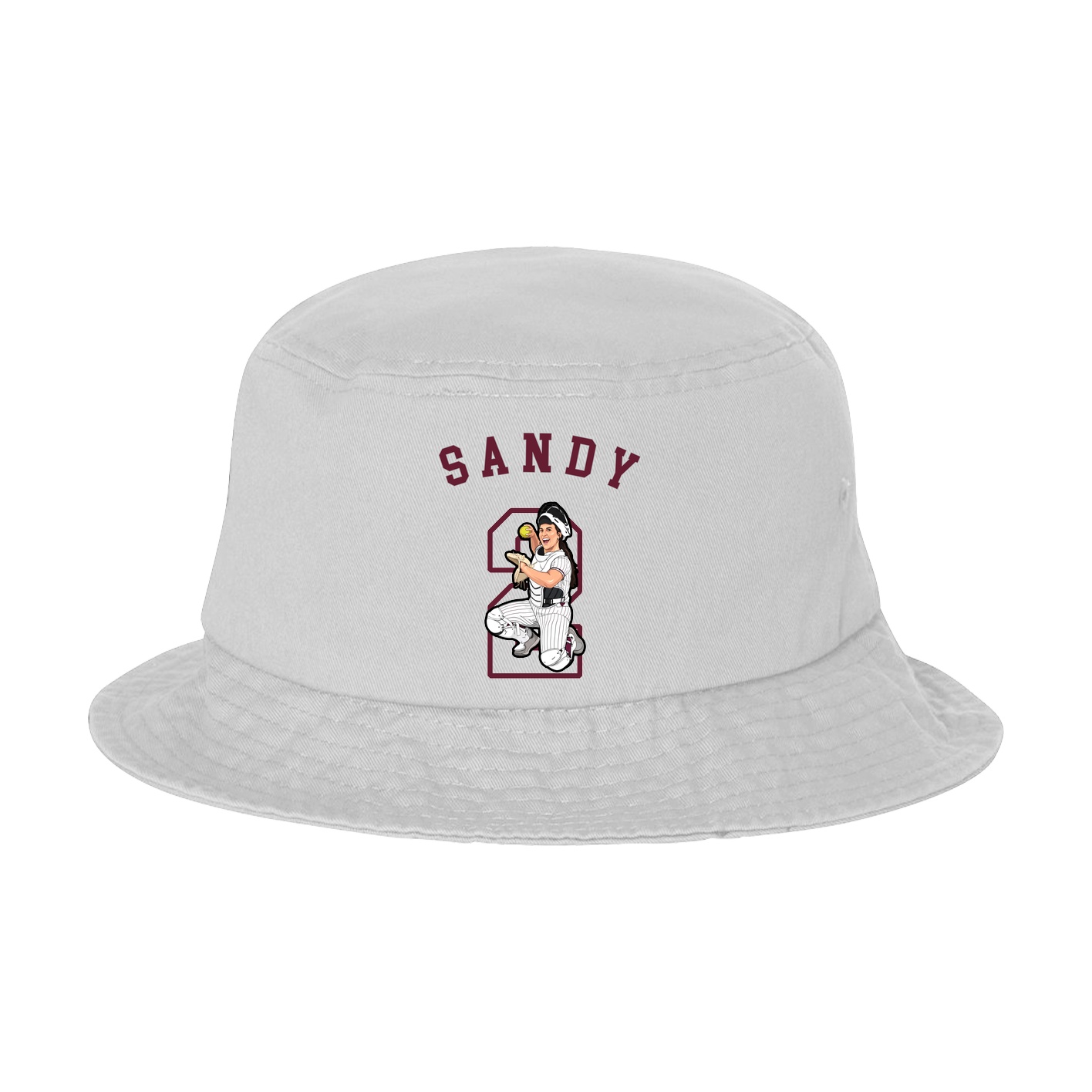 Bucket Cap — Shirsey Arch in White