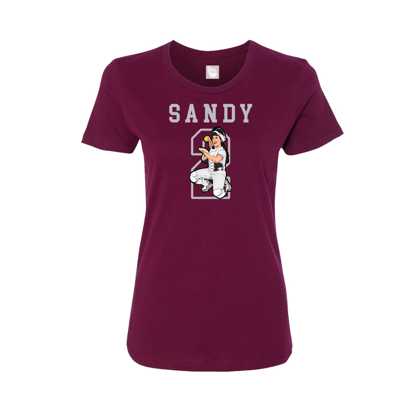 Womens Tee — Shirsey in Maroon
