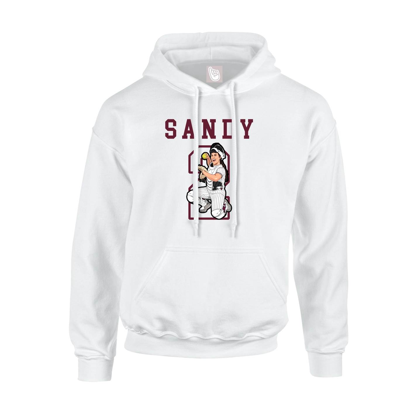 Youth Hoodie — Shirsey in White