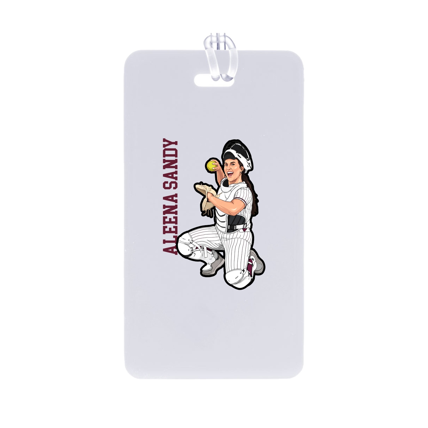 Bag Tag — Name Vertical in Classic