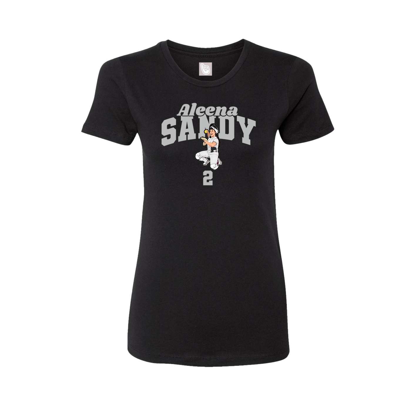 Womens Tee — Signature Arch in Black