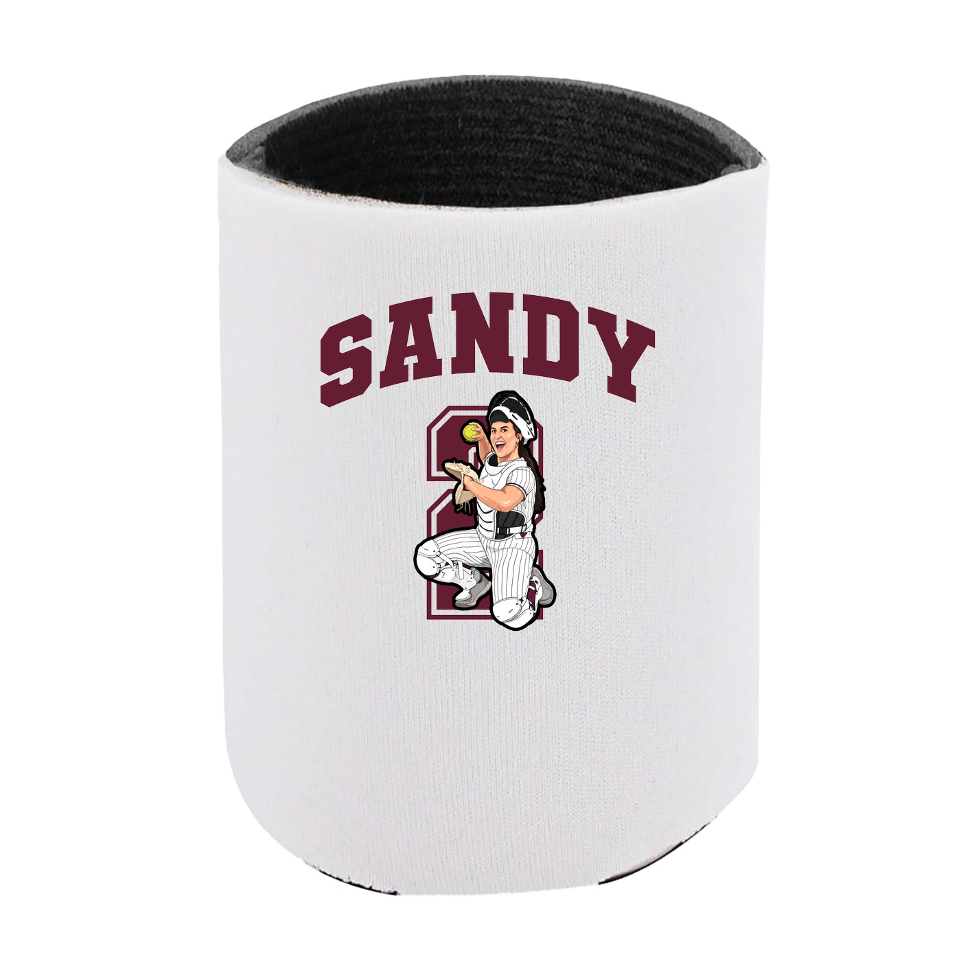 Can Holder — Number in White