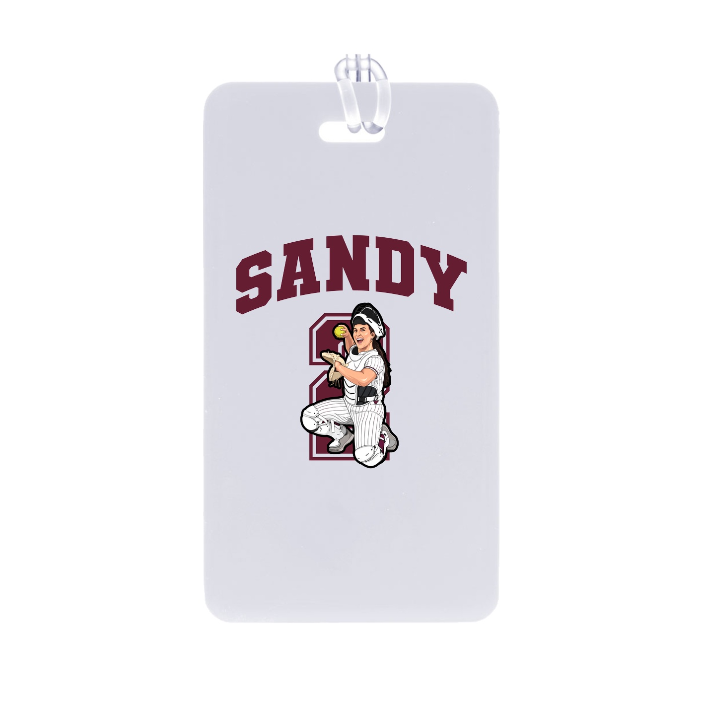 Bag Tag — Number in Classic
