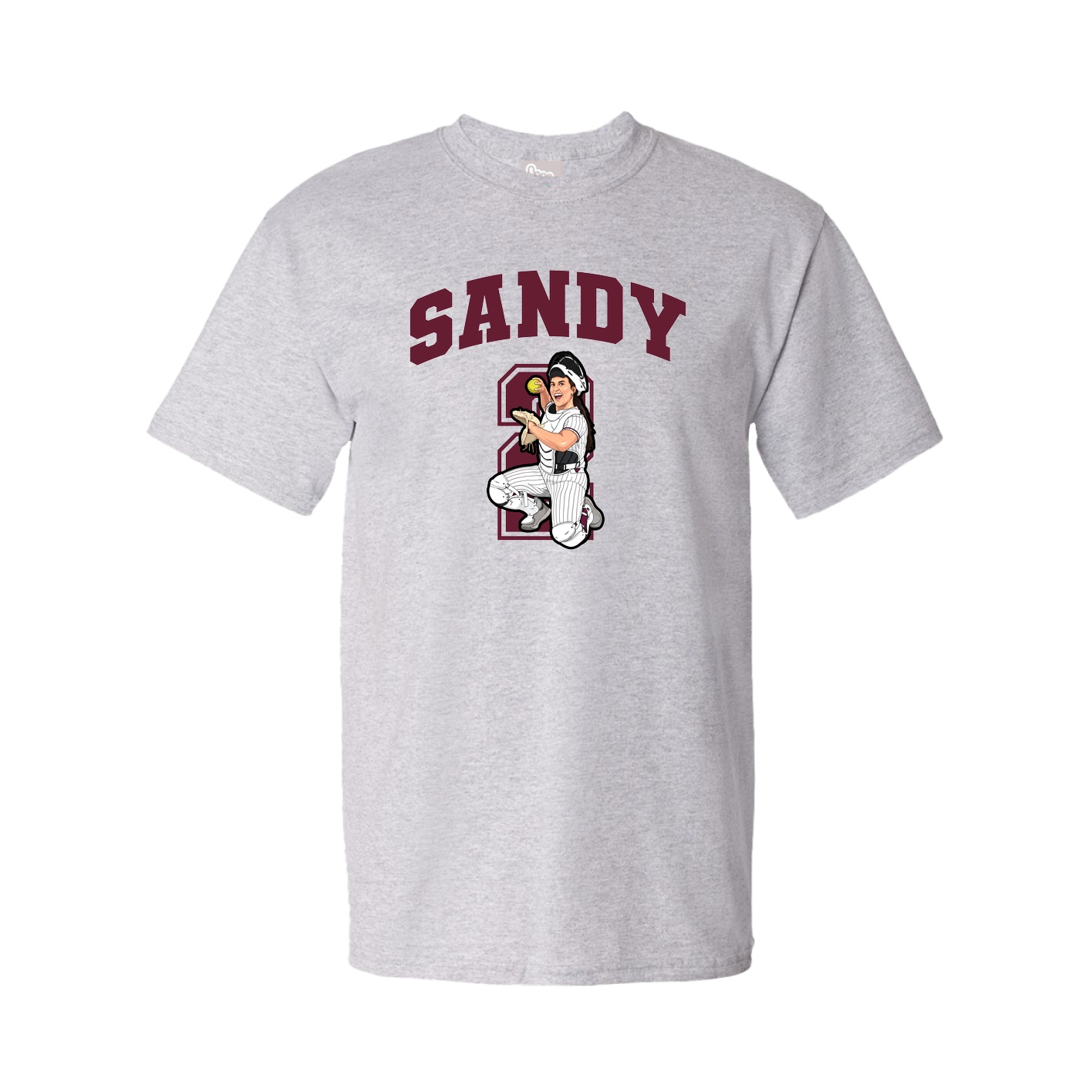Tee — Number in Grey