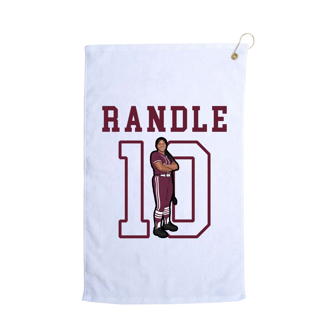 Golf Towel — Shirsey in White