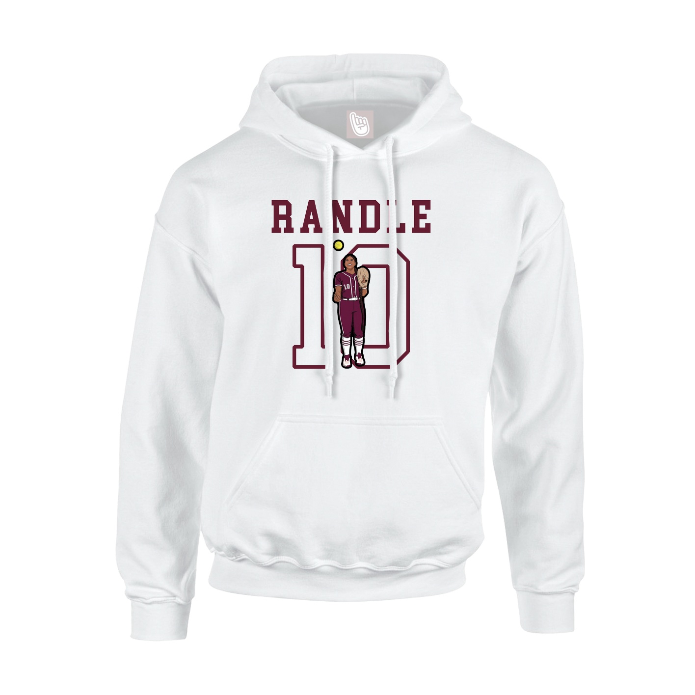 Hoodie — Shirsey in White