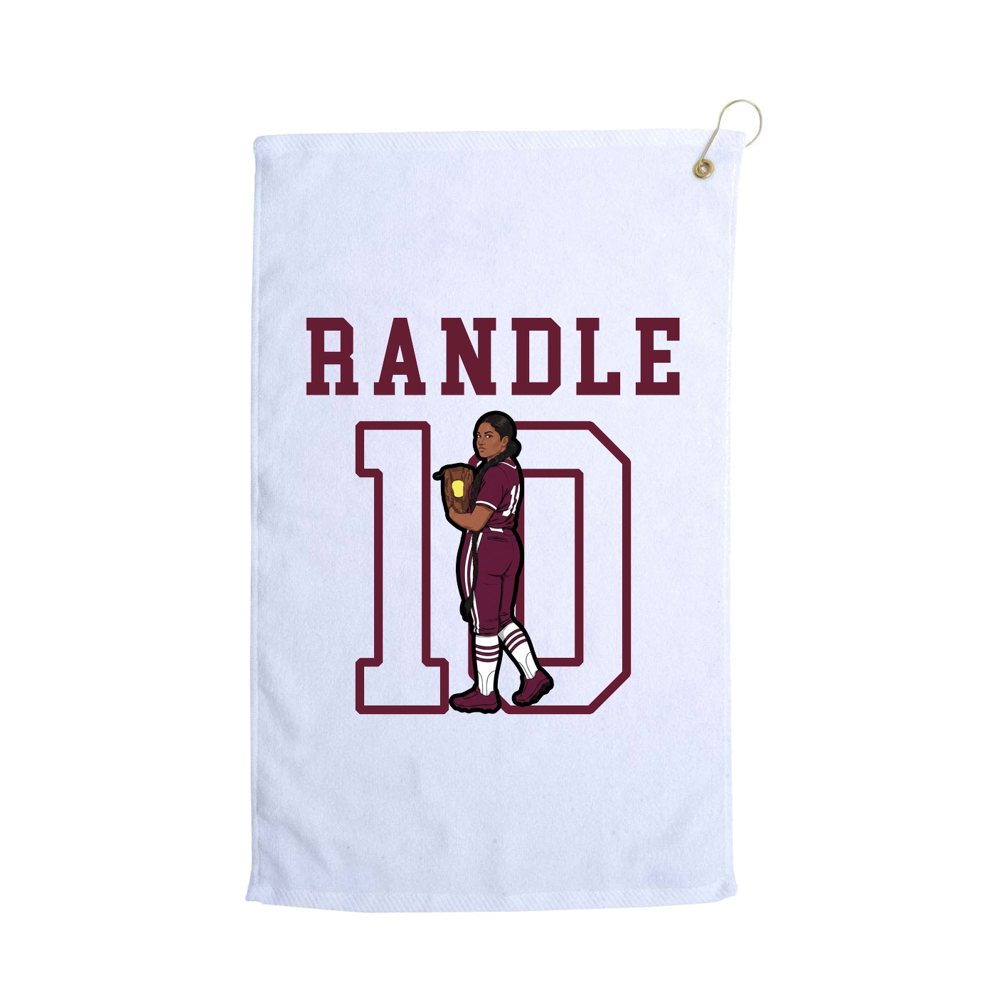Golf Towel — Shirsey in White