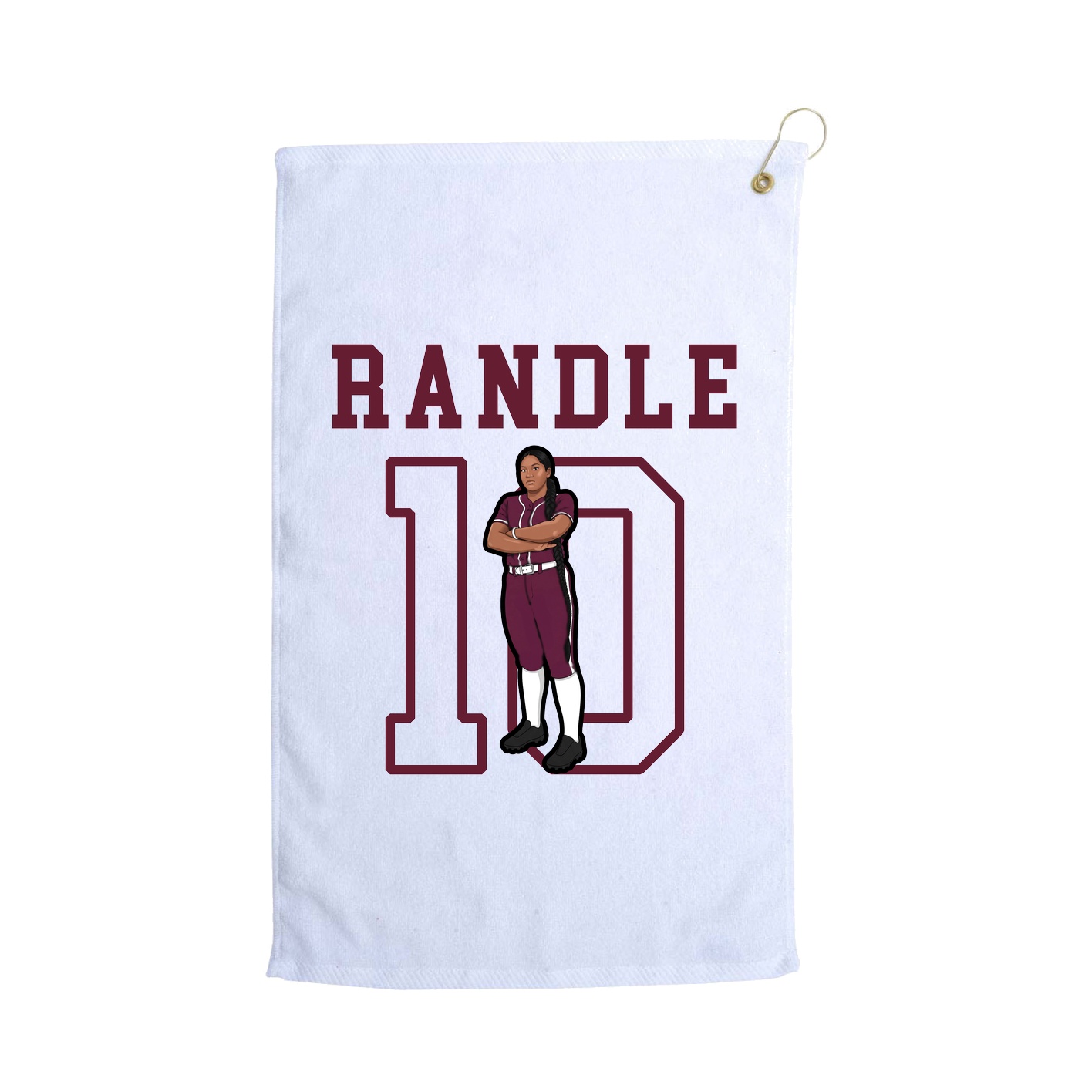 Golf Towel — Shirsey in White