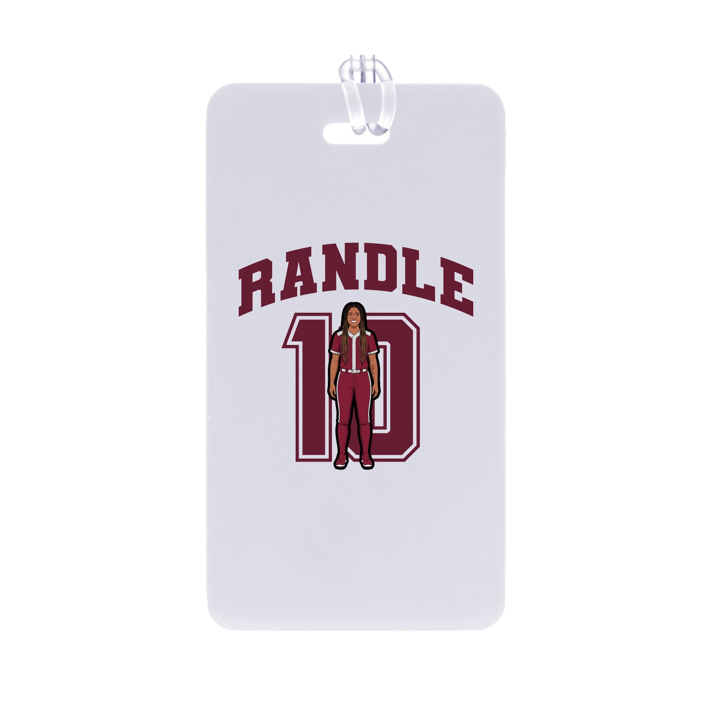 Bag Tag — Number in Classic