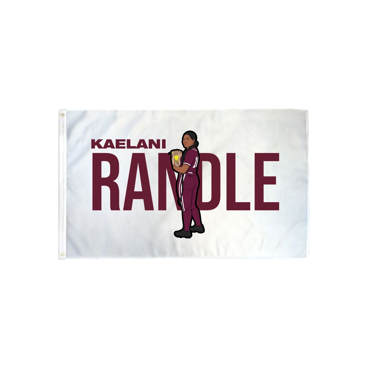 3x5 Flag — Player Name in Classic