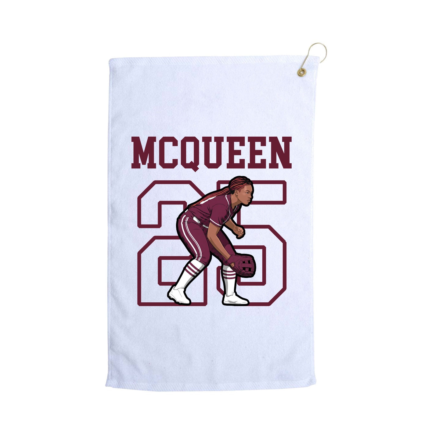 Golf Towel — Shirsey in White
