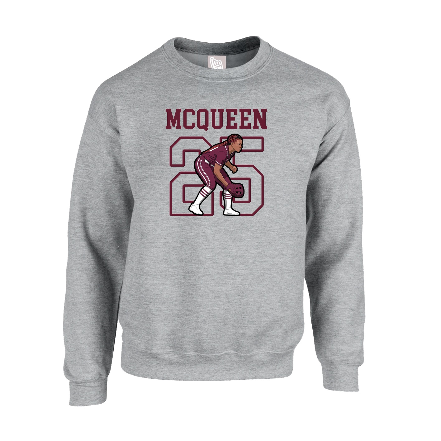 Fleece Crew — Shirsey in Grey