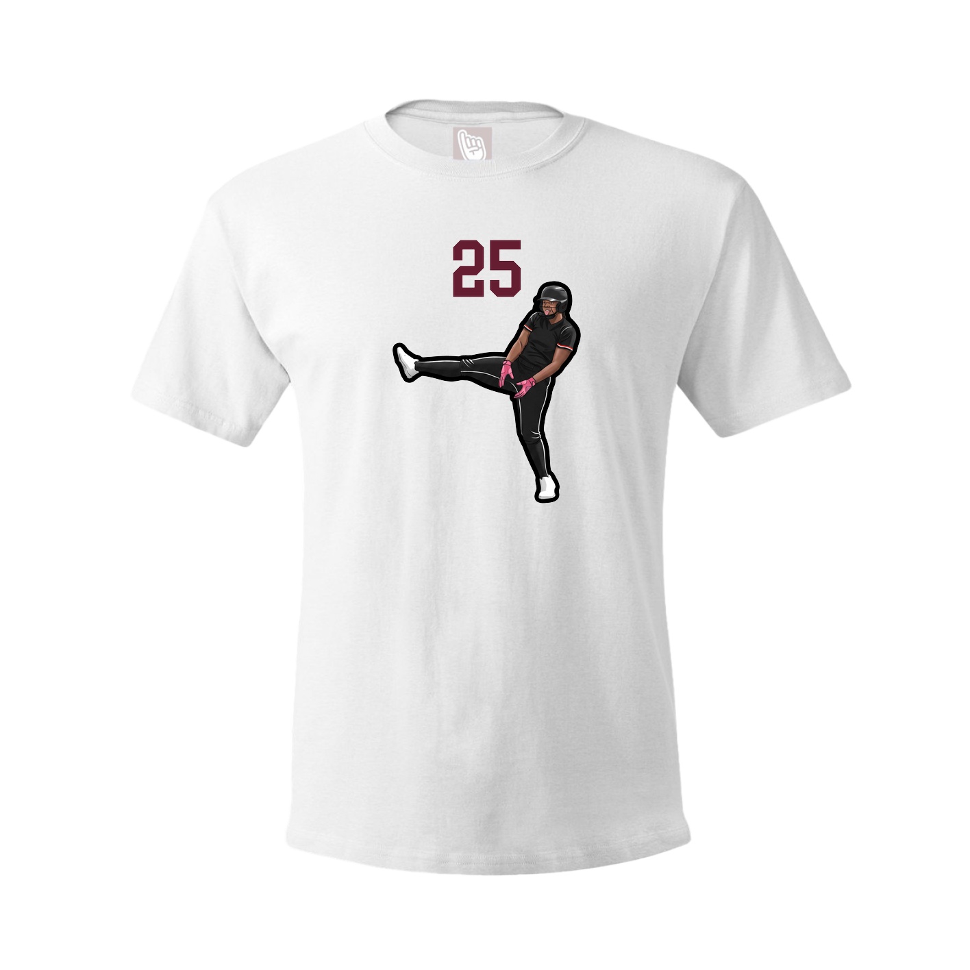 Tee — Number Top in White