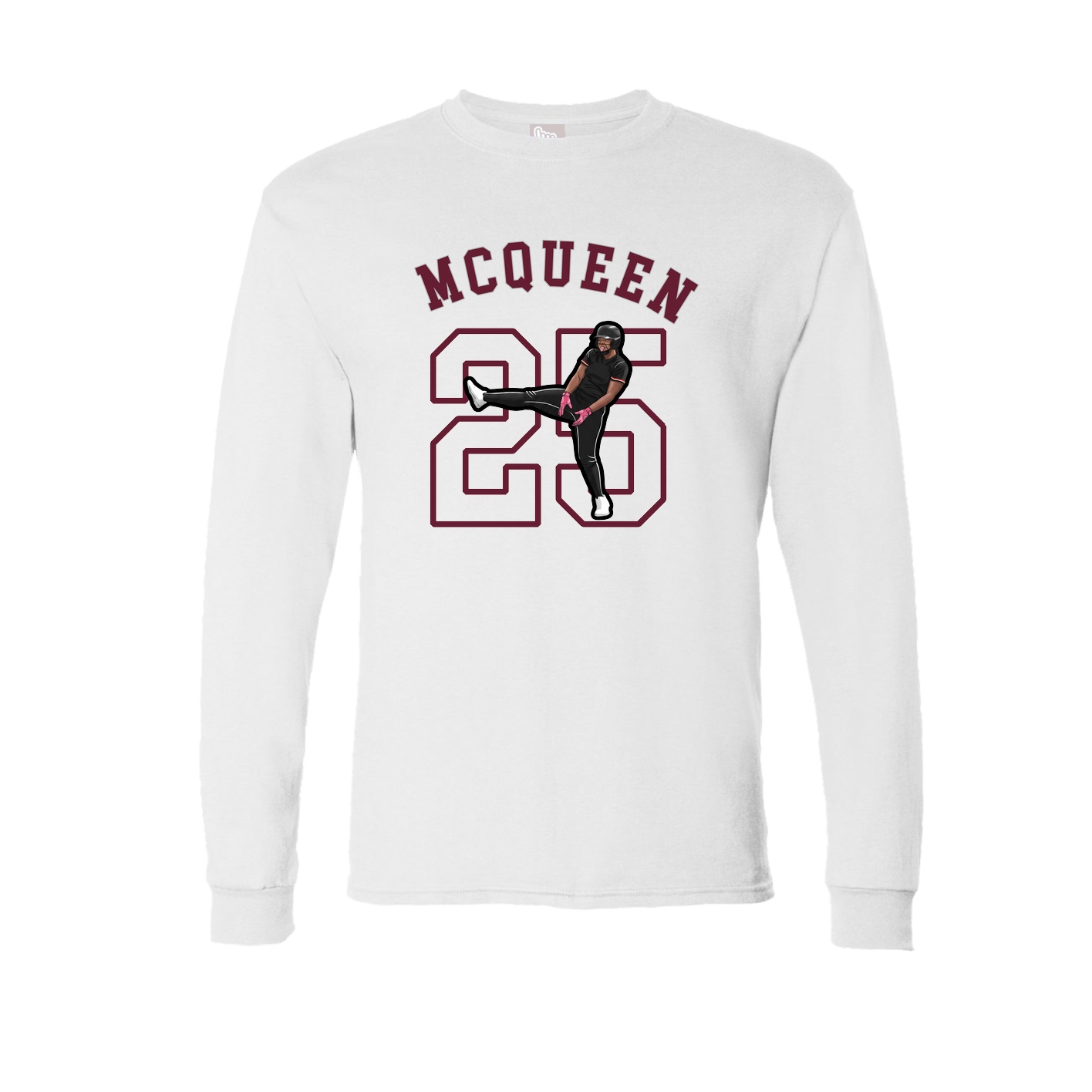 Long Sleeve Tee — Shirsey Arch in White