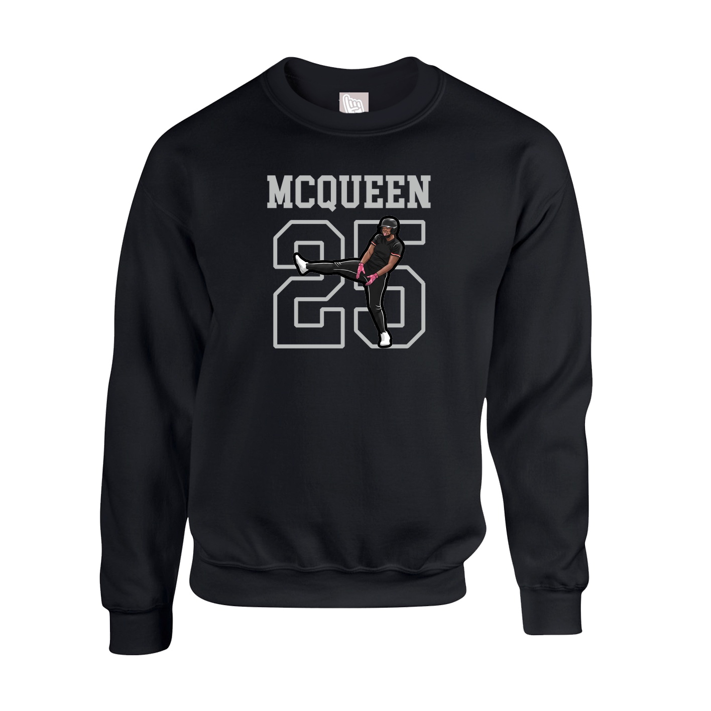 Fleece Crew — Shirsey in Black