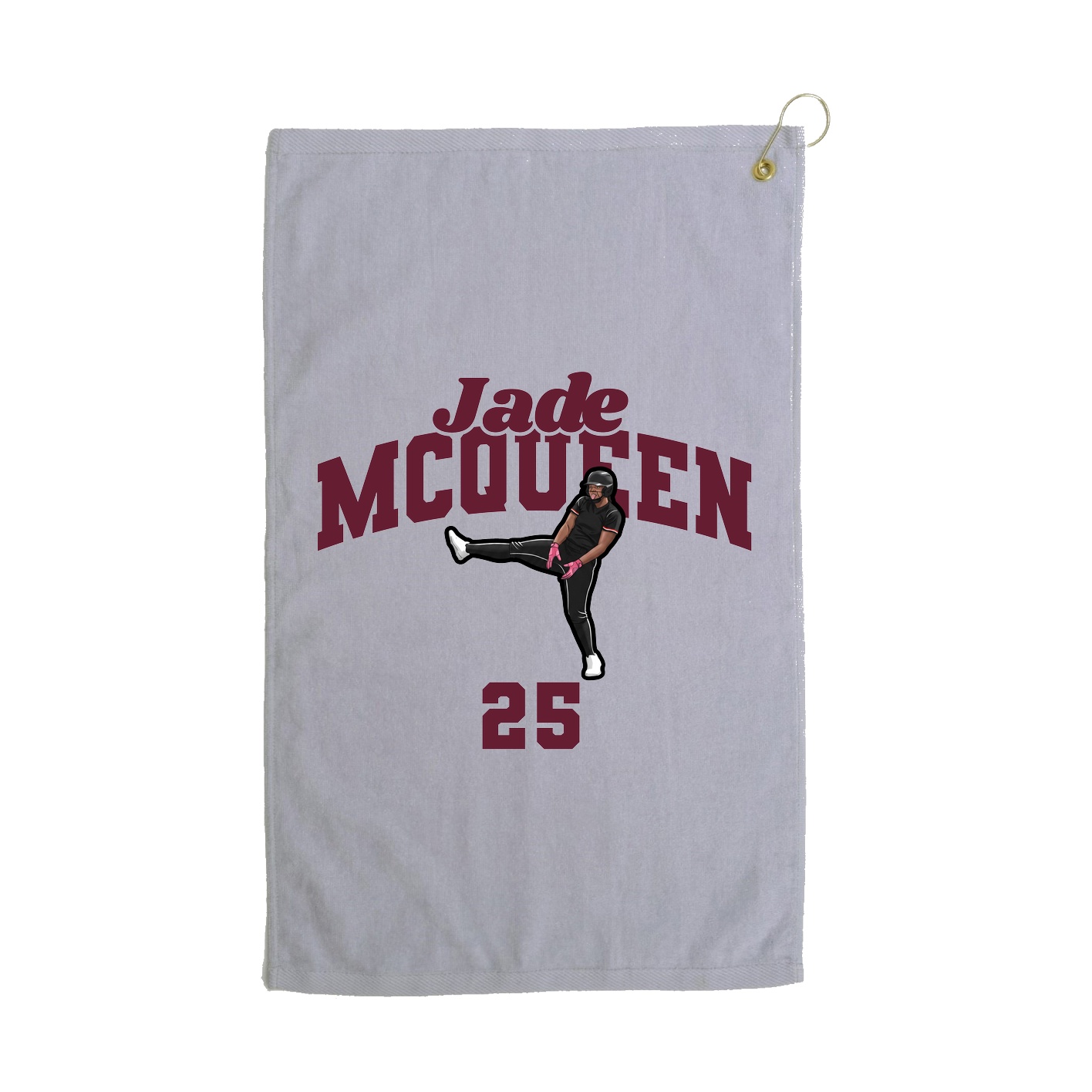 Golf Towel — Signature Arch in Grey