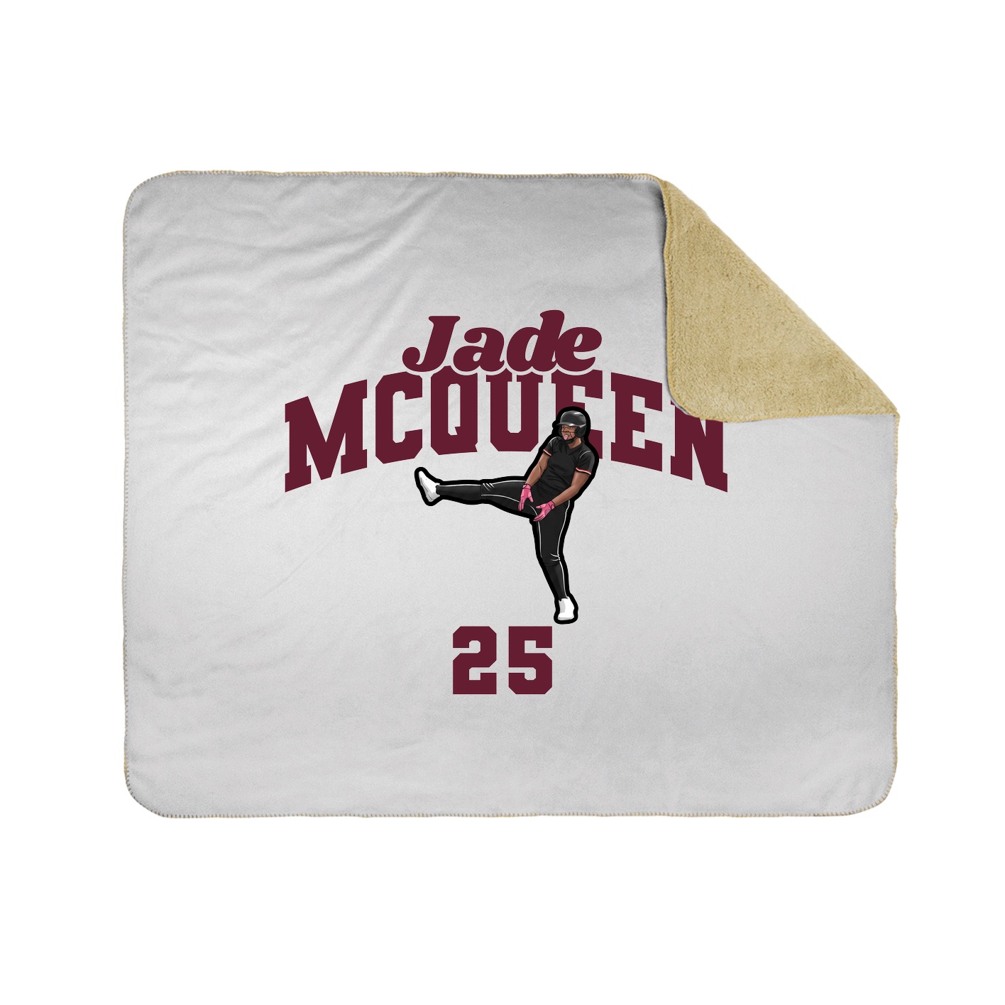 Throw Blanket — Signature Arch in White